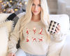 Reindeer Christmas Sweatshirts,  Matching Holiday Family Pajamas, Reindeer Holiday Sweatshirts, Christmas Family Matching Sweatshirts,.jpg