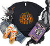 Paw pumpkin shirt, paw print shirt, pumpkin dog shirt, dog halloween shirt, Halloween Shirt, Halloween Sweatshirt, Leopard pumpkin tee,.jpg