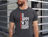 So Happy I'm Thirty T-Shirt, Shit I'm Thirty Shirt, Acrostic Birthday Shirt, Born In 1992 Outfit, Thirty AF Birthday Tee, Birthday Party Tee.jpg