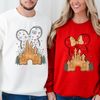 Disney Gingerbread Castle Sweatshirt, Christmas Castle Shirt, Disney Christmas Shirt, Mickey Christmas Shirt, Disney Christmas Family Shirts.jpg