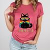 Pride Ally Cat Shirt, Retro Rainbow Colors Cat Ally Shirt, Cat Pride Shirt, Funny Pride Shirt, LGBTQ Shirt, LGBT Gifts, Love Is Love T-Shirt.jpg