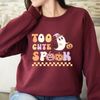 Too Cute to Spook Pumpkin Jack o' Lantern Sweat, Perfect Halloween Gift for Adorable Festive Vibes.jpg