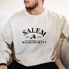 Salem Massachusetts Sweatshirt, Cute Halloween Sweatshirt on Sand Color, Halloween Witch Women's Sweatshirt, Sanderson Sisters Sweatshirt.jpg