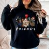 Friends Halloween Sweatshirt, Horror Movie Killers Shirt, Scary Friends, Halloween Family Tee, Horror Movie Tshirt, Halloween Tee, Scary Tee.jpg