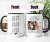 Best Papa Ever Mug, Personalized Mug With Picture, Papa Gift, Photo Mug For Papa, Kids Photo Mug, Papa Mug, Custom Photo Mug, Papa Cup.jpg