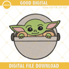 Baby Yoda Embroidery File, Mandalorian Embroidery Design.jpg