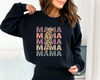 Mama Sweatshirt, Mama Shirt, New Mama Hoodie, Pregnancy Reveal Hooded, Mama to be T-shirt, Heart Gift for Moms, Mama Life Shirt 2.jpg