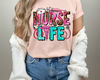 Nurse Shirt, Nurse Life Shirt, Nurse Gift, Gift For Nurse, Nurse Week, Nursing School Tee, Registered Nurse Shirt, Leopard Print Nurse Shirt.jpg