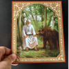 Saint Seraphim of Sarov with Bear