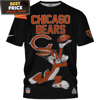 Chicago Bears Bugs Bunny Football Touchdown T-Shirt, Best Gift For Chicago Bears Fan - Best Personalized Gift & Unique Gifts Idea.jpg