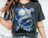 Peter Pan Tinker Bell Starry Night Portrait Shirt Family Matching Walt Disney World Shirt Gift Ideas Men Women.jpg