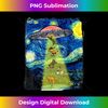 KM-20240111-15983_Van Gogh Starry Night Art, Funny Galaxy Cat UFO Alien Womens 2935.jpg