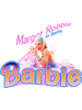 Barbie movie 2023 Margot Robbie Barbie as Barbie graphic illustration design by ironpalette.png