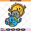 Slefie Earth Moon Sun Funny 2024 Kids.jpg