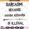 Sarcasm Because Avada Kedavra Is Illegal.jpg