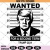 2024 Wanted Trump For A Second Term President.jpg