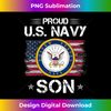 US Na vy Proud Son - Proud US Na vy Son For Veteran Day - Digital Sublimation Download File