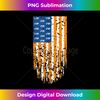 LFGM Baseball NY Fan Weathered American Flag Tank Top - PNG Transparent Sublimation Design