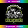 M4A3E8 Easy Eight Sherman WW2 Tank - Artisanal Sublimation PNG File - Challenge Creative Boundaries