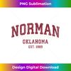 Norman Oklahoma OK Vintage Athletic Sports Tank Top - Exclusive PNG Sublimation Download