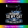Kitesurfer Cat Kiteboarder Kitesurfing Kiteboarding - Stylish Sublimation Digital Download