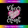 Cheer Aunt - Cheerleaders Squad Star Aunt Sports Lover - PNG Transparent Sublimation Design