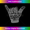 Polynesian Shaka Hand Art Aloha Hawaii Tribal  1 - Creative Sublimation PNG Download