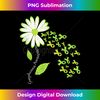 Lymphoma Awareness Green Ribbon Daisy Flower  Lymphoma - Stylish Sublimation Digital Download