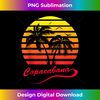 Copacabana 80s summer Beach Palm Tree Sunset. Tank Top - High-Resolution PNG Sublimation File