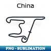 F1 china track design - Sublimation-Ready PNG File