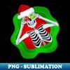 MK-12698_Funny Christmas Skeleton Santa Hat Ornaments 7787.jpg