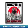 Dogzilla The Rottweiler - Instant PNG Sublimation Download