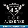 Aaron Warner Shatter Me 45 Sector CCR Uniform - PNG Transparent Digital Download File for Sublimation