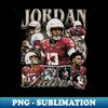 Jordan Travis College Vintage Bootleg - Stylish Sublimation Digital Download