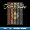 The Police Vynil Silhouette - Stylish Sublimation Digital Download