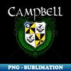 Campbell Family Irish Coat of Arms Clan Crest - Exclusive PNG Sublimation Download - Enhance Your Apparel with Stunning Detail