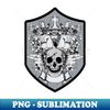 Skull - Exclusive PNG Sublimation Download - Spice Up Your Sublimation Projects