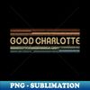 Good Charlotte Retro Lines - Signature Sublimation PNG File