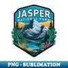Jasper National Park Beautiful Landscape - Decorative Sublimation PNG File