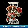 Boxer Valentine's day - Modern Sublimation PNG File