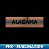 Alabama Pride - Retro Vintage Worn - Elegant Sublimation PNG Download