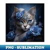 Royal Bengal Cat - PNG Sublimation Digital Download