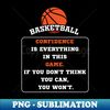 Basketball Lover Quote Art - High-Resolution PNG Sublimation File
