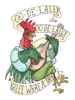 Alan-A-Dale Rooster  OO-De-Lally Golly What A Day Tattoo Watercolor Painting Robin Hood  T-S.png