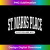 NYC Borough St. Marks Place East Village New York City - Instant PNG Sublimation Download