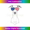 4th of July Whippet Dog Patriotic USA Sunglasses American Tank Top - Modern Sublimation PNG File