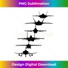 Air Force Fighter Jets F-4 F-111 F-15 F-16 F-22 F-35 Tank Top - High-Resolution PNG Sublimation File