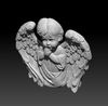 3D Model STL file Bas-relief angel