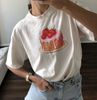 Cute Graphic T-Shirt For Women Preppy Shirt Gift For Baker Strawberry Shirt Vintage Graphic Tshirt Aesthetic For Women Gift For Bakery Lover.jpg