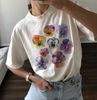 Graphic Tee Violet Flower Shirt Comfort Colors Shirt Graphic Tee For Women Aesthetic Shirt Flower Boho Tee Violet Shirt Crewneck Tee Trendy.jpg